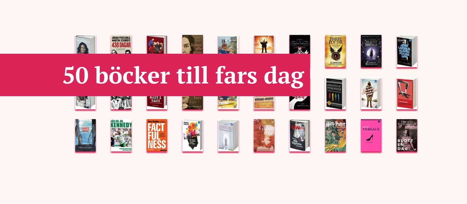 Vi har böcker till alla sorters pappor  📖